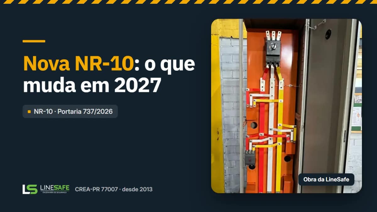Capa do artigo: Nova NR-10: o que muda para a indústria em junho de 2027