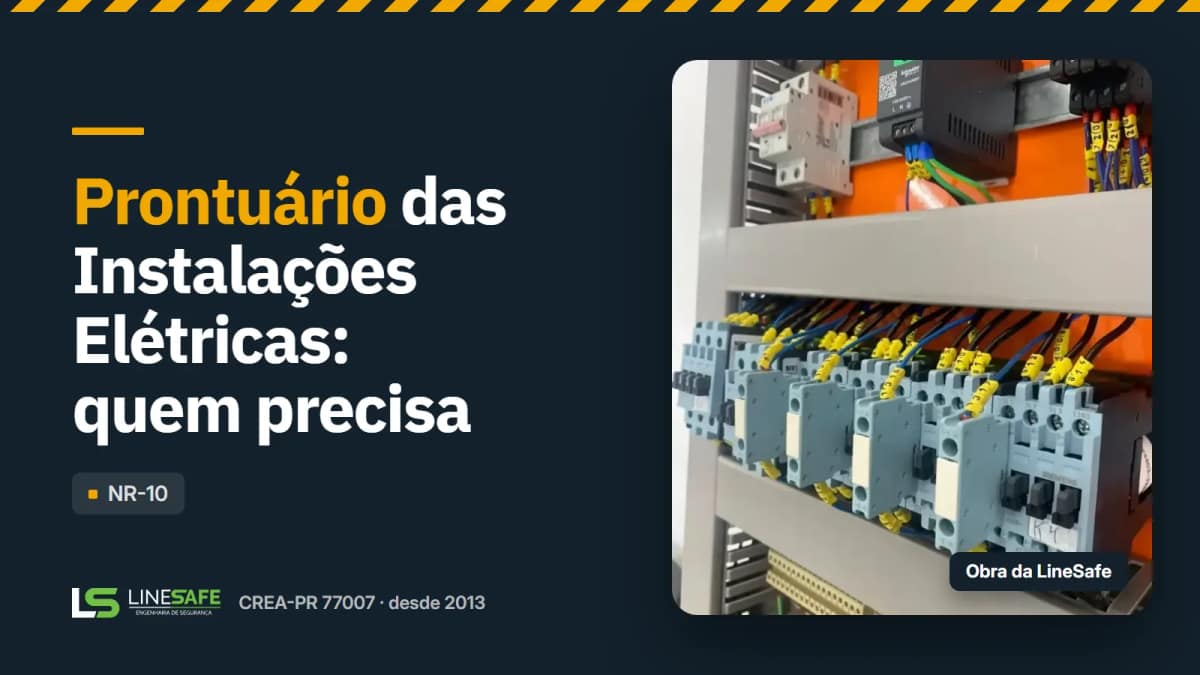 Capa do artigo: Prontuário das Instalações Elétricas (PIE): quem é obrigado e o que precisa ter